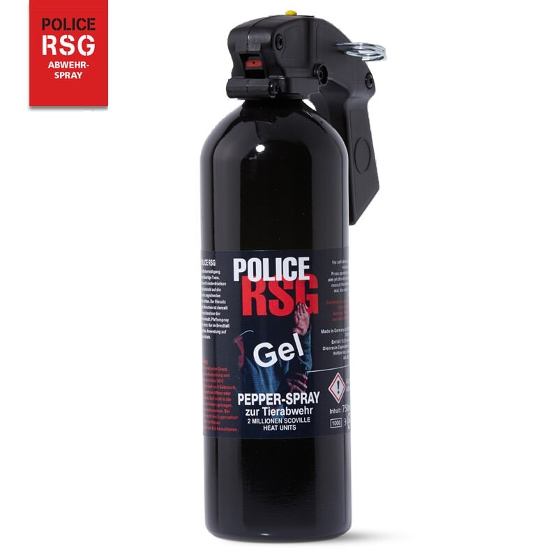 Pepřový sprej KKS Police RSG - objem 750 ml