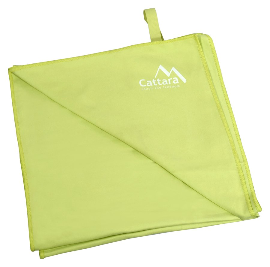 Zelený rychleschnoucí ručník Cattara BEACH - velikost L a 70x140 cm