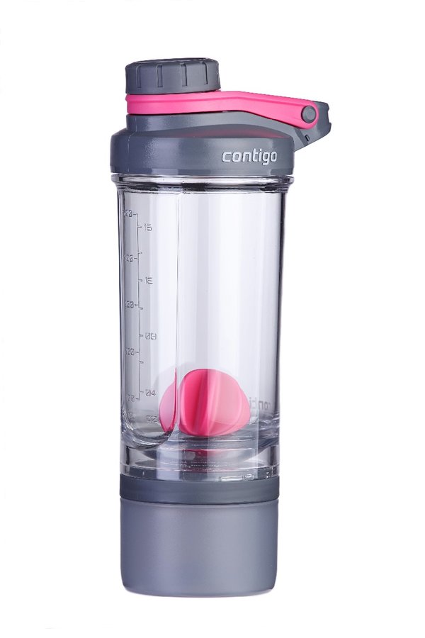 Růžový shaker Contigo Shake & Go FIT - objem 0,65 l