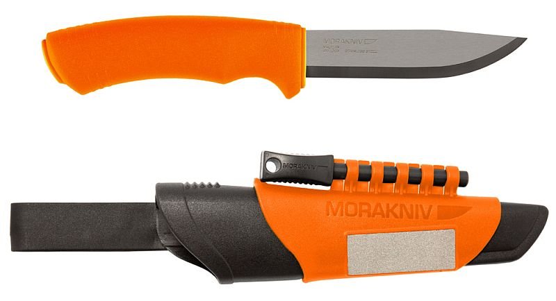 Nůž s pevnou čepelí Morakniv Bushcraft Survival Orange
