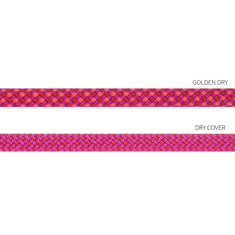 Růžové lano Beal Stinger Unicore - délka 70 m a tloušťka 9,4 mm