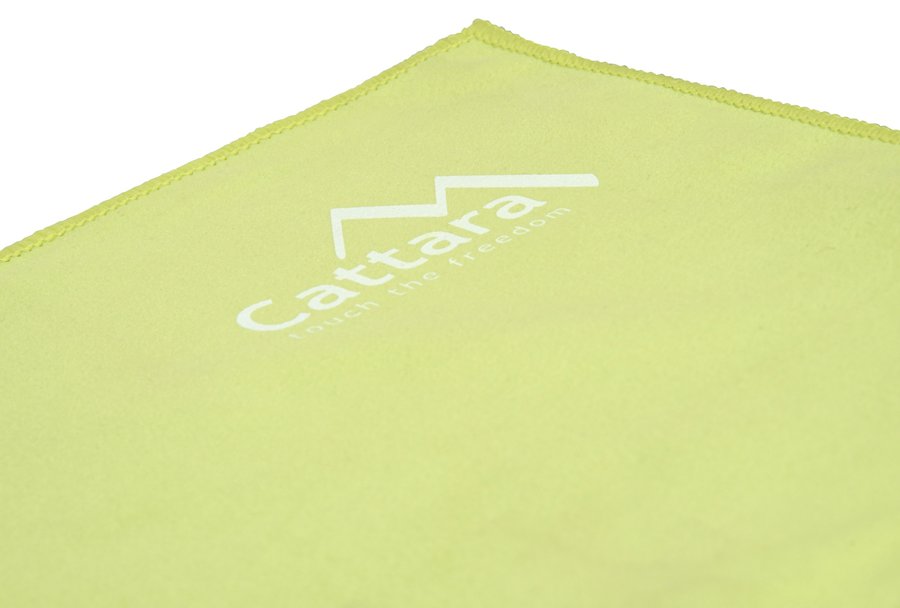Zelený rychleschnoucí ručník Cattara BEACH - velikost XL a 80x180 cm