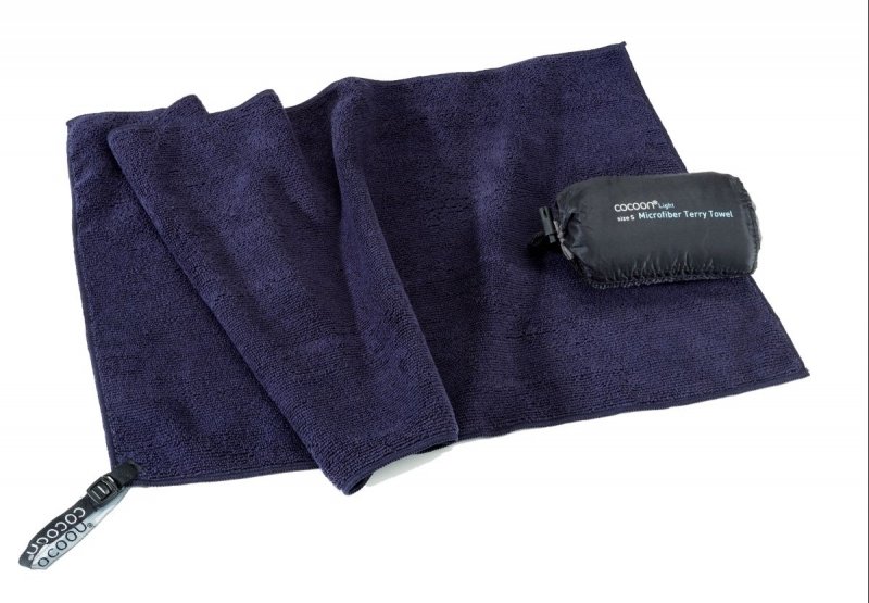 Šedý rychleschnoucí ručník Cocoon dolphin grey - velikost M a 90x50 cm