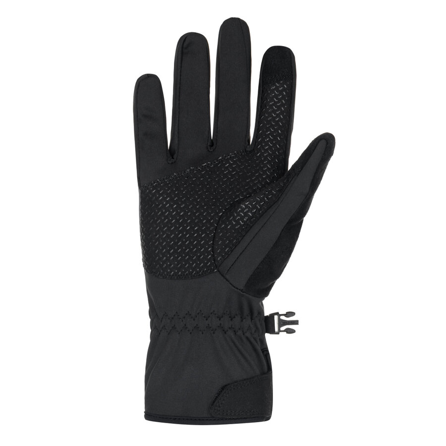 Černá softshellová rukavice Zajo Ramsau Gloves - velikost S