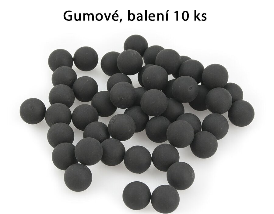 Kuličky RAM gumové Umarex T4E Rubber Ball RB .50 polymer - 10 ks