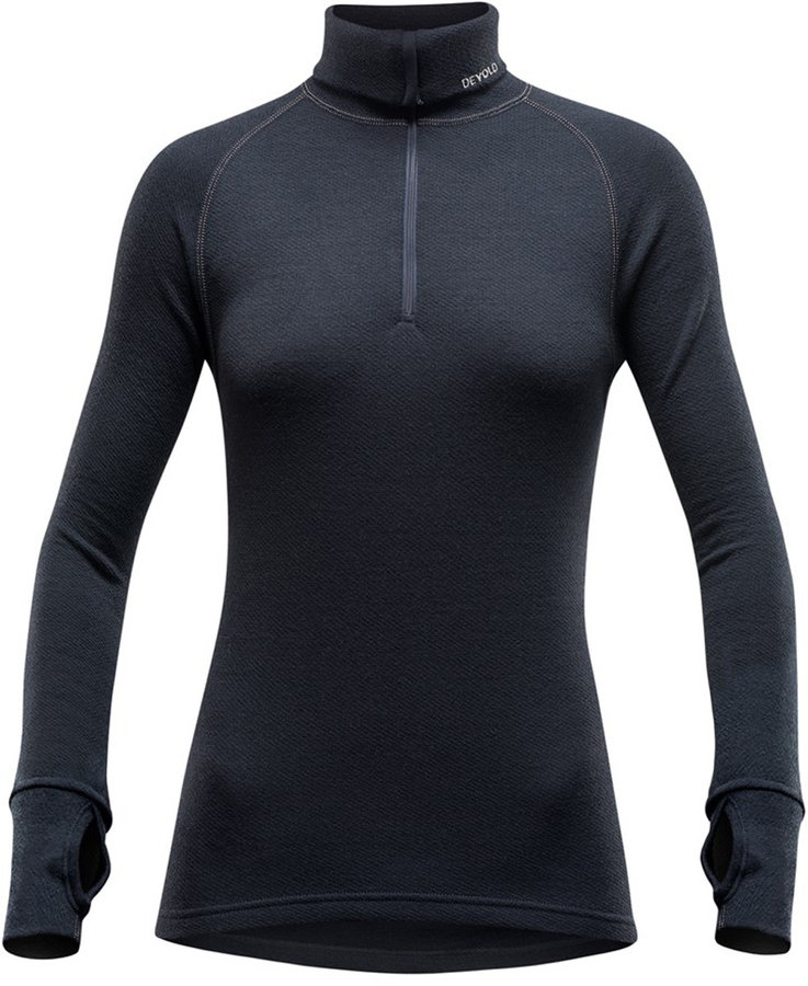 Merino dámské tričko Devold EXPEDITION WOMAN ZIP NECK - velikost XL