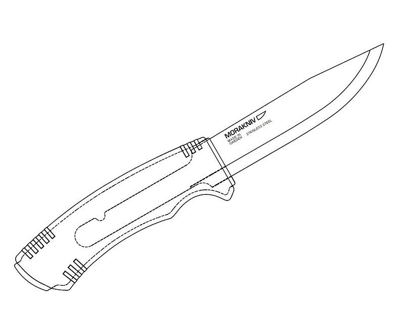 Nůž s pevnou čepelí Morakniv Bushcraft Forest