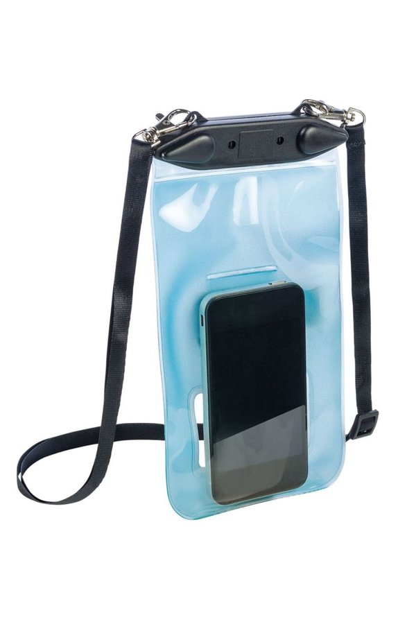 Modré vodotěsné pouzdro na telefon Ferrino TPU WATERPROOF BAG