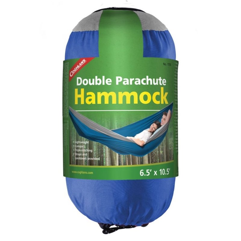 Houpací síť Coghlan´s Double Blue Parachute Hammock